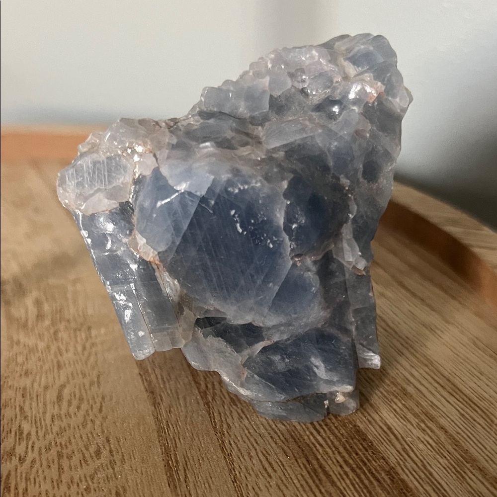 Blue calcite chunk